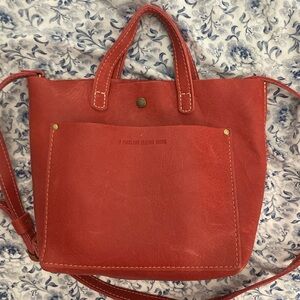 Portland Leather Mini Crossbody - Sugar